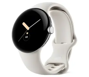 Google Pixel Watch LTE 41mm strieborná, remienok Chalk / Chytré hodinky / Športový remienok / LTE