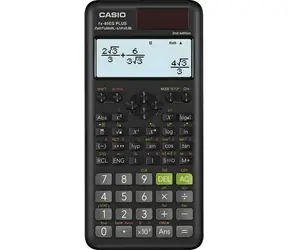 Casio FX 85 ES PLUS 2E čierna / Kalkulačka / Vedecká / 252 funkcií / Solárne a batériové napájanie
