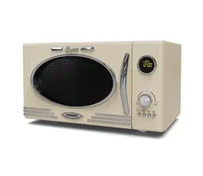 Melissa Mikrovlnná rúra s grilom krémová / 800 W / 23 l / 12 programov / 5 úrovní výkonu / 60min časovač