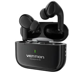 Vention Echo Lite E11 čierna / Slúchadlá / Bluetooth 5.4 / IPX4 / dobíjacie púzdro