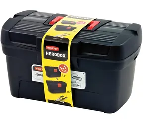 Keter HEROBOX 16"+13" / Box na náradie / Sada 2 ks / Vyberateľný organizér
