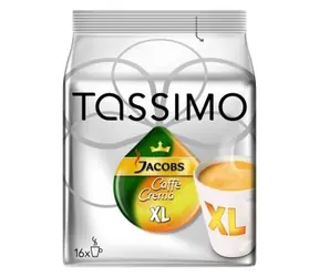 Tassimo Jacobs Caffe Crema Classico XL / Kapsľová káva / 16 ks