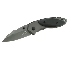 Cattara FISH / Zatvárací nôž / Nerezová oceľ SS420 / Dĺžka čepele 6,5 cm / Klips