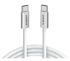 Anker Zolo biela / Kábel / USB-C - USB-C / 1,8 m / 240 W / PD 3.1