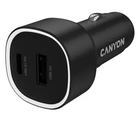 Canyon OnDrive 85 / Autonabíjačka / 85 W / 1x USB-C / 1x USB-A