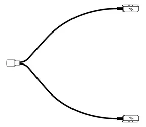 Aligator Magnetický nabíjací adaptér pre Music Sun Glasses / Nabíjací adaptér / Magnetické pripojenie