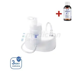 Omron NE-C810 biela / Kompresorový inhalátor / detská a dospelá maska / náustok / úložný box
