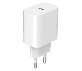 Gembird TA-UC-PD20-01-W biela / Sieťová nabíjačka / 1x USB-C / 20W / PD