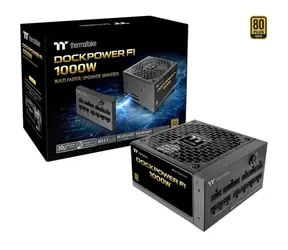Thermaltake Dockpower FI 1000W čierna / Zdroj / ATX / 80 PLUS Gold / PCIe 5.1 / modulárne
