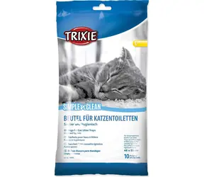 TRIXIE Simple'n'Clean vrecká do mačacej toalety L / Vrecká / 46x59 cm / 10 ks