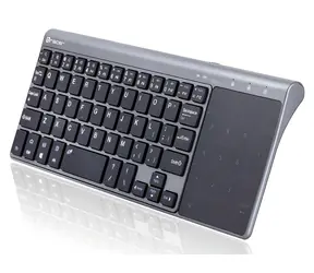 Tracer Expert šedá / Bezdrôtová klávesnica s touchpadom / 96% / 2,4 GHz / Nano prijímač