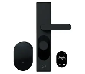Shelly LOQED Touch 2S čierna / Chytrý zámok dverí / Bluetooth / Wi-Fi / PIN kód, aplikácia