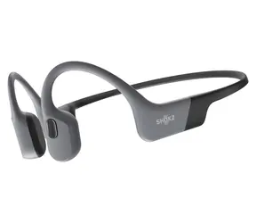 Shokz OpenSwim Pre šedé / Bluetooth slúchadlá / kostné vedenie / pred uši / 32GB / IP68
