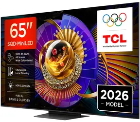 65" TCL 65C7L čierna / Televízia / SQD-Mini LED / 144Hz / Google TV / DVB-T2/C/S2
