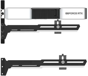 1stCool GPU Holder čierna / Držiak grafickej karty / kovový / nastaviteľný / 280×52 mm