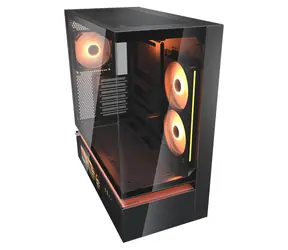 COUGAR CFV235 Black Vision čierna / Skriňa / Midi Tower / tvrdené sklo / ARGB / LCD displej 9,16”