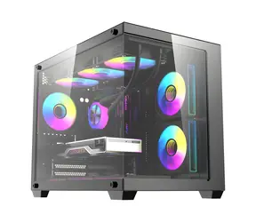 darkFlash B275 PRO čierna / Skriňa PC / Mini Tower / M-ATX / ITX / 6× 120 mm ventilátor / Tvrdené sklo