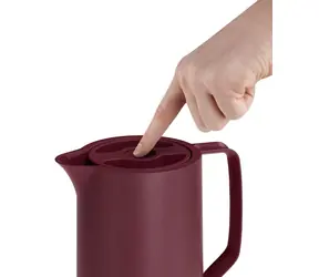 Emsa Motiva 1 l bordová / Vákuová kanvica (termoska) / Quick Press