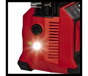Einhell PRESSITO 18/25 Hybrid červená/čierna / Hybridný kompresor / 18V akumulátor alebo 230V / 25 l/min / 11 bar