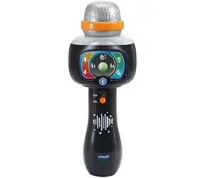 VTech Karaoke mikrofón detský čierna / Mikrofón / Bluetooth / Karaoke efekt / 15 pesničiek / od 2 rokov