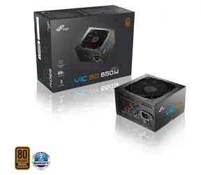 FSP VIC BD 650 čierna / Zdroj / ATX 3.1 / 650W / 80PLUS Bronze / 120mm ventilátor