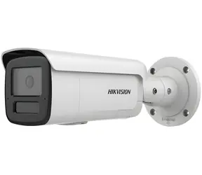 HIKVISION DS-2CD2T46G2H-IS2U/SL(2.8mm) / IP kamera / Bullet / 4Mpix / AcuSense / IR 60m / audio, blikač / IP67