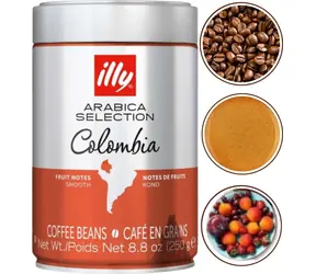 Illy Arabica Selection Colombia 250 g / Zrnková káva / Kolumbia