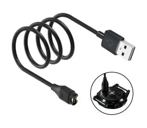 Beline nabíjací kábel pre hodinky Garmin 1 m čierny / Nabíjací kábel / USB-A / 1 m