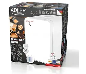 Adler AD 8085 biela / Thermoelektrický chladič / 4 L / chladenie a kúrenie / zrkadlové dvierka / 42 W