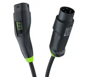 Green Cell Habu / Mobilná nabíjacia stanica / Type 2 / 11 kW / 7 m kábel / LCD displej / Bluetooth / IP55