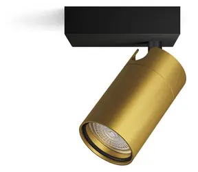 Philips IDRIS čierna / Bodové svietidlo / GU10 / IP44 / ClickFix