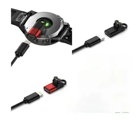 Beline adaptér Lightning pre nabíjanie hodiniek Garmin červený / Adaptér / nabíjací