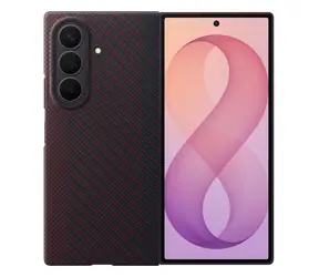 Samsung Carbon Magnet Case fialová / Puzdro / pre Samsung Galaxy Z Fold8 Ultra / s magnetom