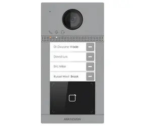 HIKVISION DS-KV8413-WME1(C) / IP dverný interkom / 4 hr. / čítačka kariet / 2MPx kamera / WiFi