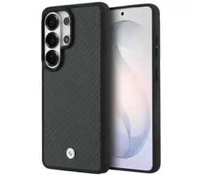 BMW Sign Carbon Fiber MagSafe zadný kryt čierna / Zadný kryt / Samsung Galaxy S26 Ultra / Karbónová textúra
