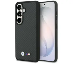 BMW M Kevlar pre Samsung Galaxy S26 čierna / Zadný kryt / Kevlarový / Magnetický (MagSafe)