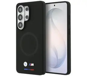 BMW M Silikónový MagSafe kryt Galaxy S26 Ultra čierna / Kryt / MagSafe / Silikón