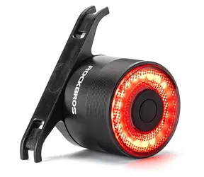 Rockbros Q3 čierna / Zadné svetlo na bicykel / SMART Stop System