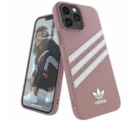 Adidas OR Molded Case PU ružová / Kryt / pre Apple iPhone 13 Pro Max / PU koženka