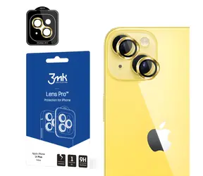 3mk Lens Pre Yellow pre Apple iPhone 14 PLUS / Ochrana kamery / Tvrdené sklo