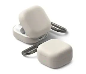 Ringke Silicone Case Samsung Galaxy Buds 4 Pro/4 béžová / Puzdro pre slúchadlá / silikónové