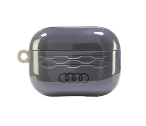Audi IML Geometric Pattern puzdro pre Apple AirPods Pro 2 sivá / Puzdro / Apple AirPods Pro 2