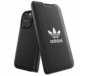 Adidas Booklet Case BASIC čierna/biela / Puzdro typu kniha / Apple iPhone 14 Pro