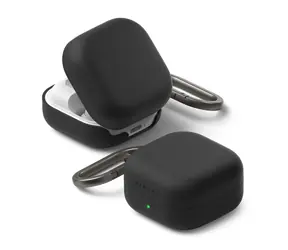 Ringke Silicone Case Samsung Galaxy Buds 4 Pro/4 čierna / Púzdro pre slúchadlá / silikónové