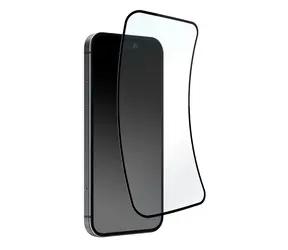 Puro Flexible Glass D3O čierny rámček / Ochranné sklo / D3O® / Apple iPhone 16 Pro Max
