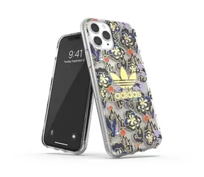 Adidas Clear Case CNY AOP zlatá / Puzdro / Apple iPhone 11 Pro