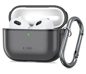 Tech-Protect Silicone Case matná čierna / Puzdro / silikónové / pre Apple AirPods Pro 3