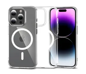 Tech-Protect FlexAir Hybrid číra / Ochranný kryt / MagSafe / iPhone 15 Pro