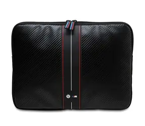 BMW Carbon & Red Stripe Sleeve 16" čierna / Puzdro / Pre notebook 16"