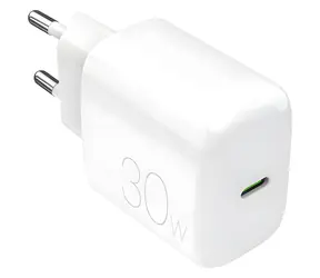 Puro PRO LITE biela / Cestovný adaptér / USB-C / PD 30W